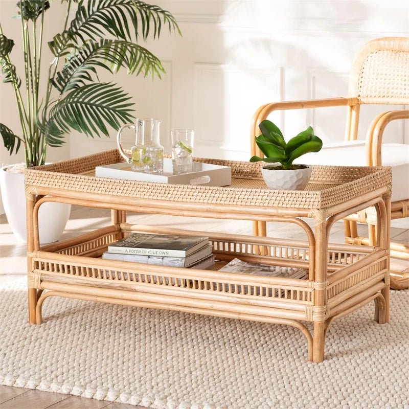Natural Rattan Coffee Table S5770