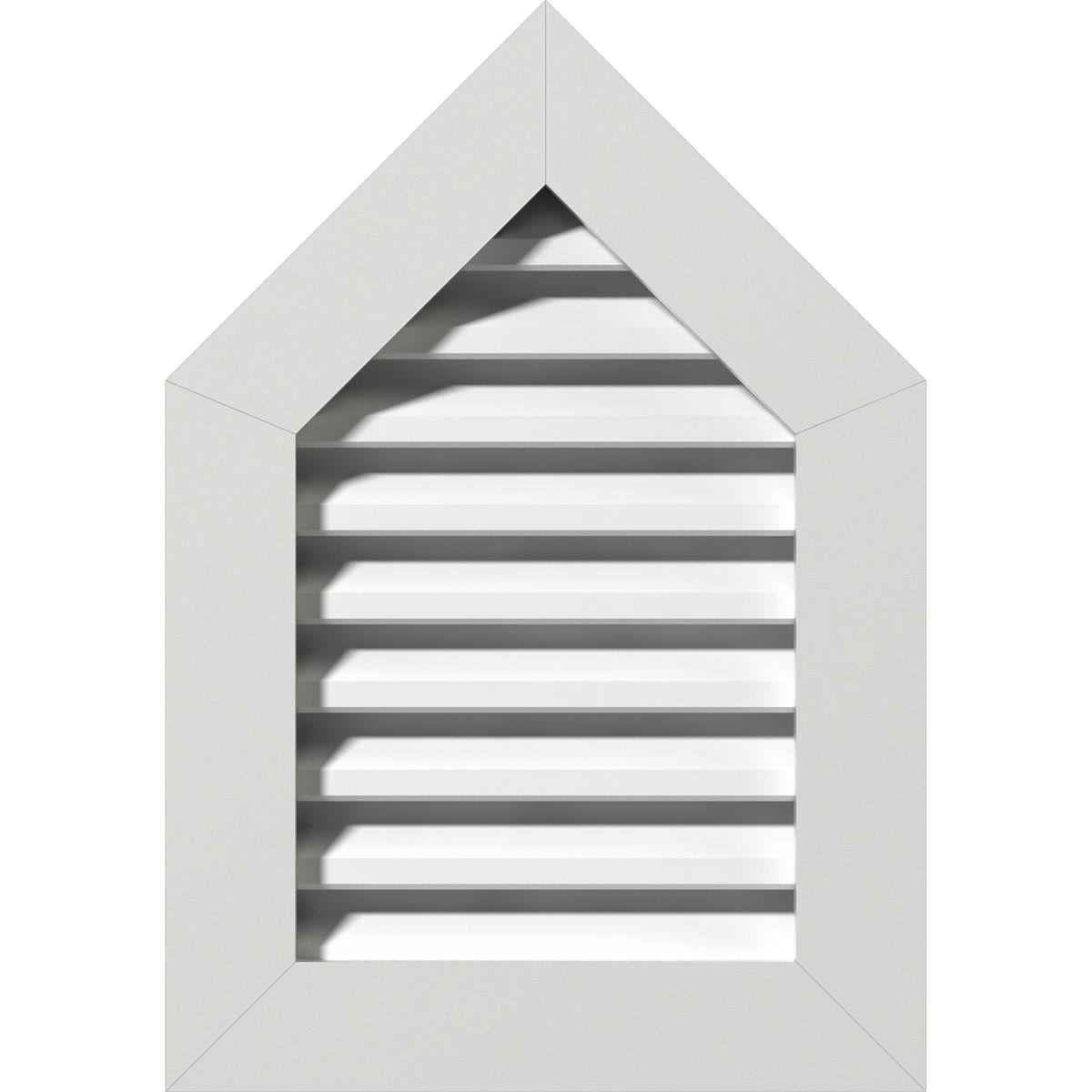 Peaked Top Gable Vent, PVC C68099