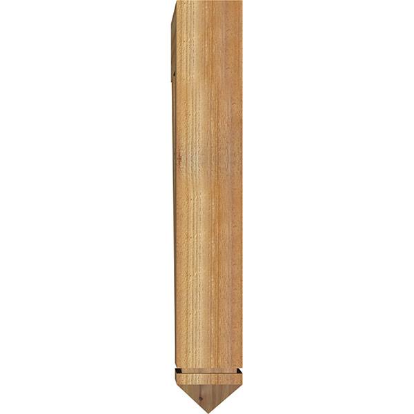 6x22W x 26x22D x 38x22H Traditional Arts u0026 Crafts Rough Sawn Western Red Cedar BRACKET W685