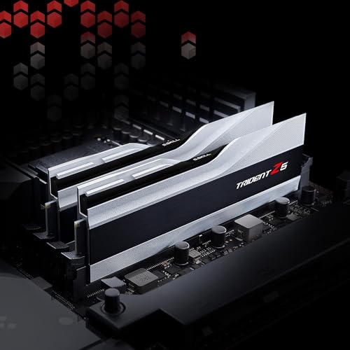 DDR5 RAM 32GB (2x16GB) 6000MT/s CL36-36-36-96 Desktop Computer Memory Metallic Silver S750