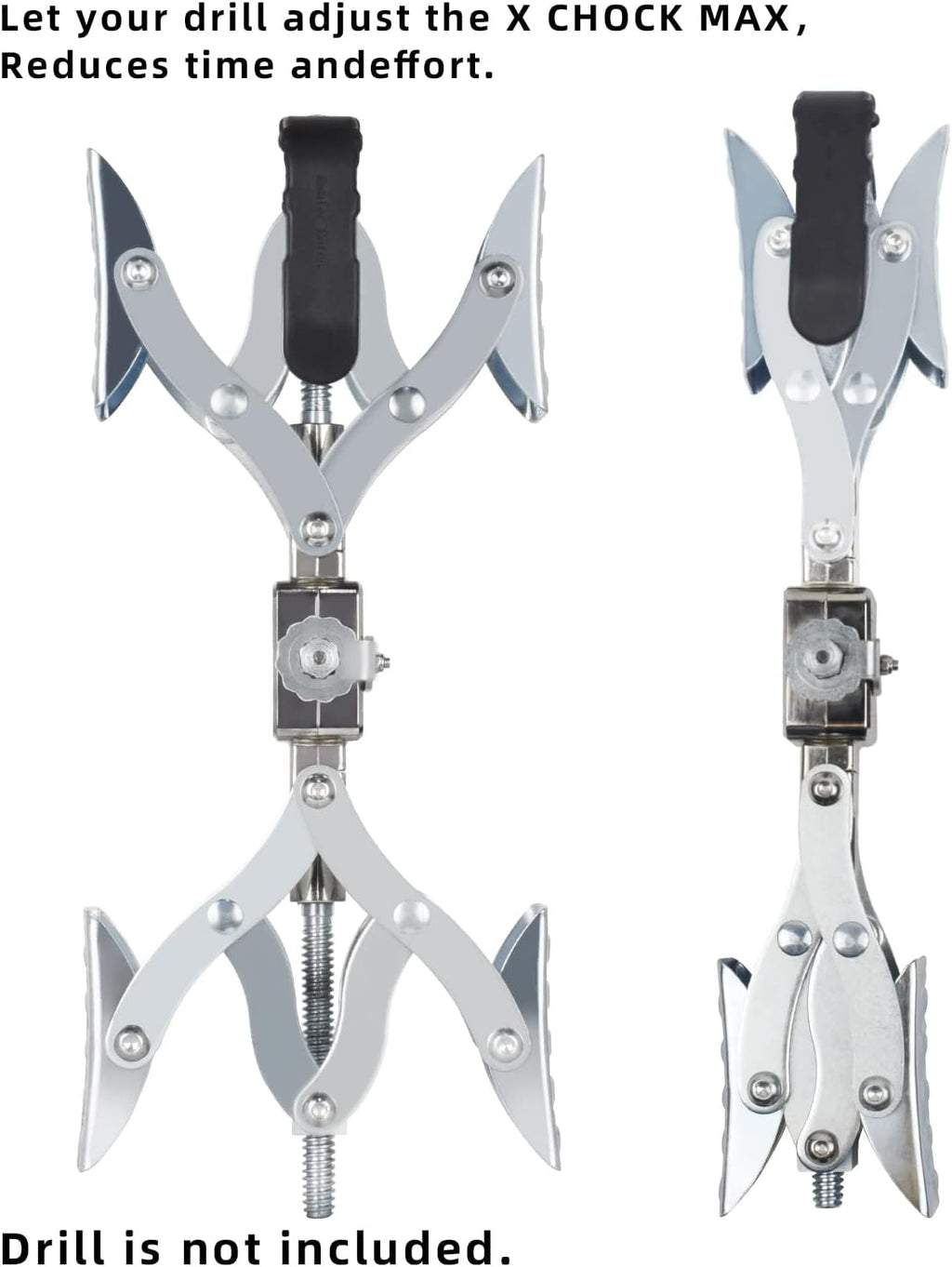 2 Pack X-Shaped Wheel Chock Stabilizer for Travel Trailers E8985