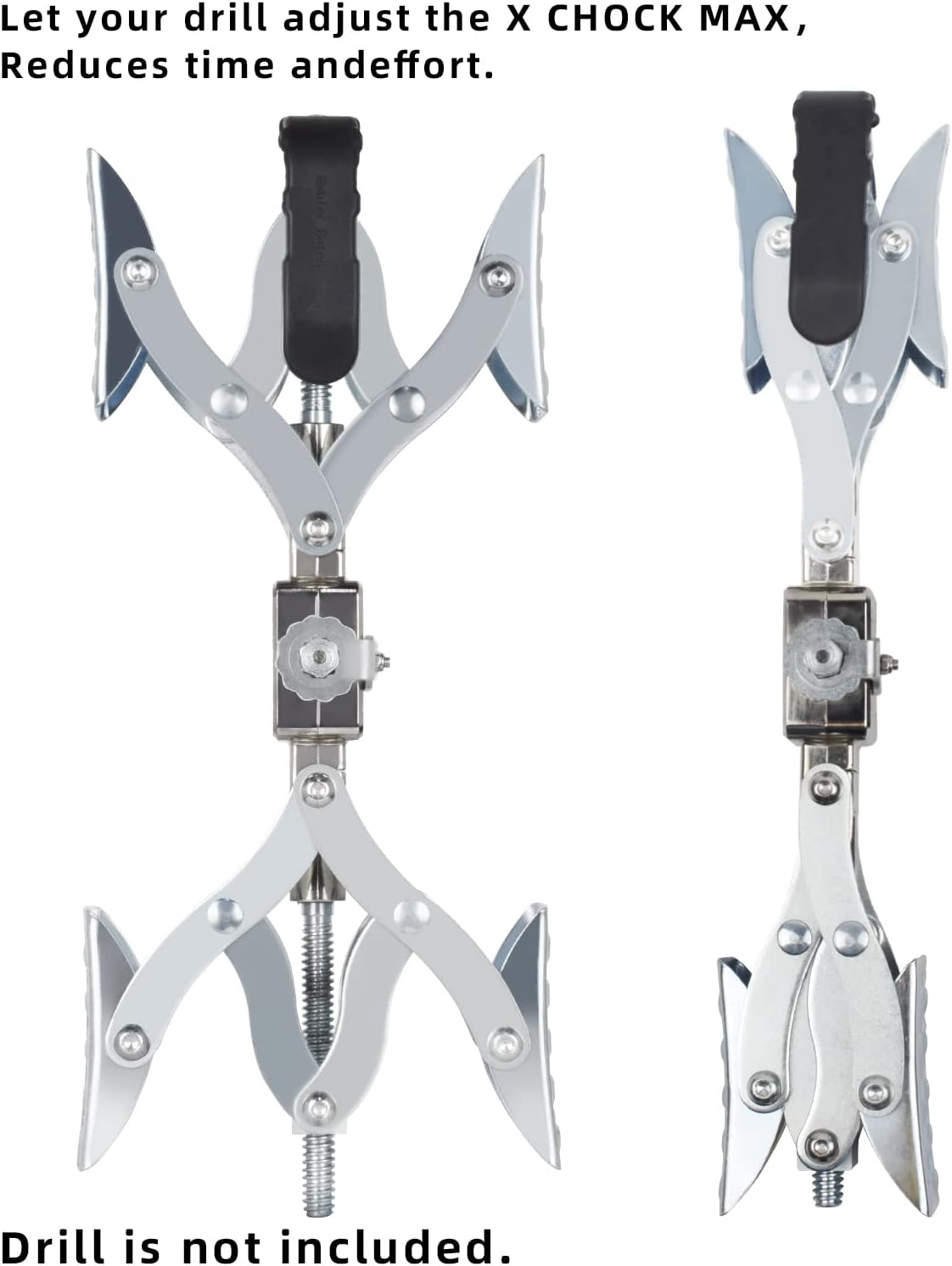 2 Pack X-Shaped Wheel Chock Stabilizer for Travel Trailers E8985