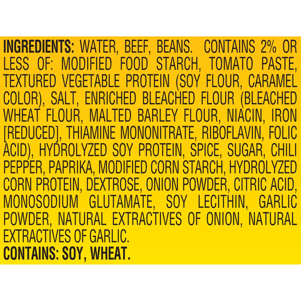 Chili Con Carne With Beans and Cheese Family Size 106 oz K458443
