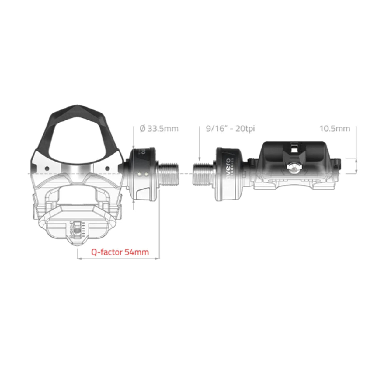Pedal Based Cycling Power Meter with Cleats and Cleaning Cloth C491