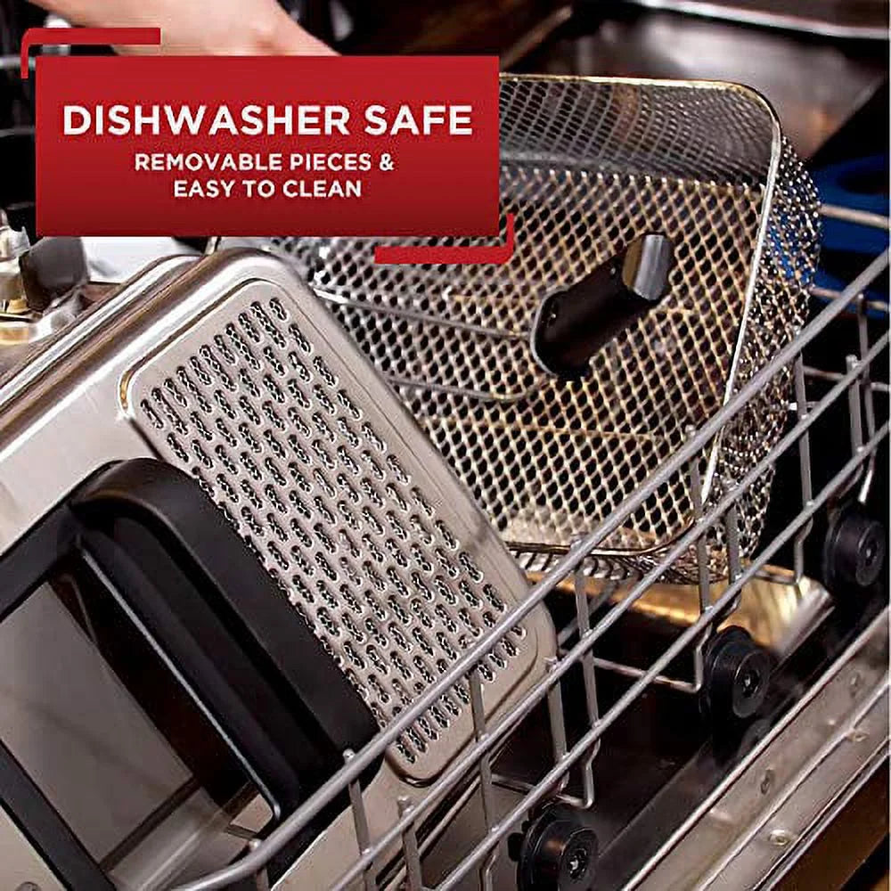 Stainless Steel Deep Fryer with Basket 3.5 Liter R7812
