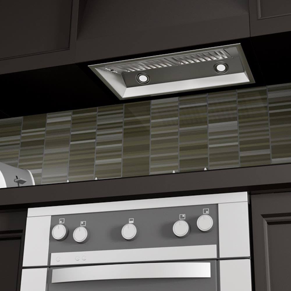 28 in. 400 CFM Remote Blower Range Hood Insert in Stainless Steel O7572