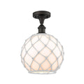 Farmhouse Rope Semi-Flush Mount Light M629