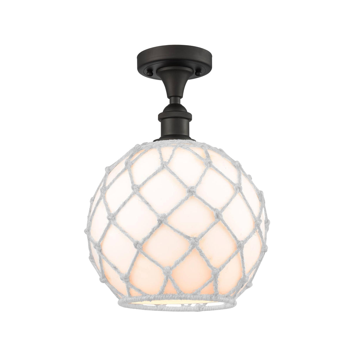 Farmhouse Rope Semi-Flush Mount Light M629