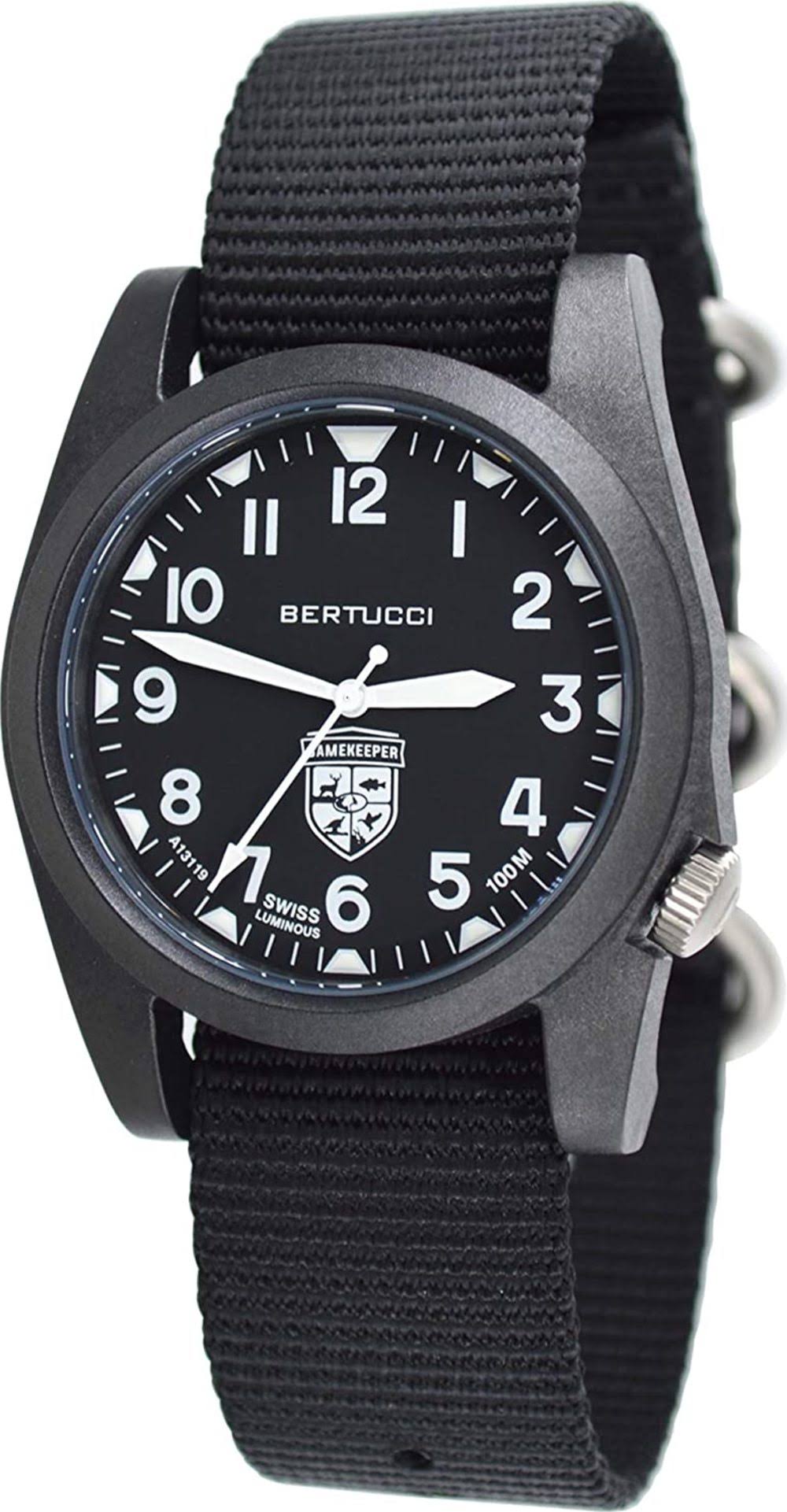 Black Dial Black Case Black Nylon Watch M76130