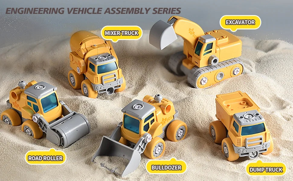 5 in 1 Take Apart Dinosaur Robot Building Toys V69295