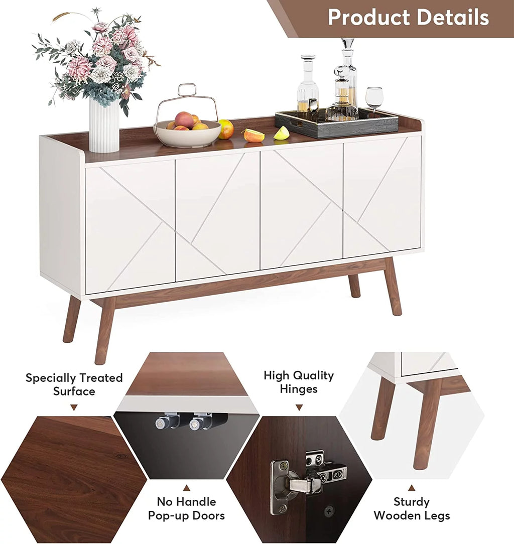 55" Buffet Cabinet with Storage and Doors S2564