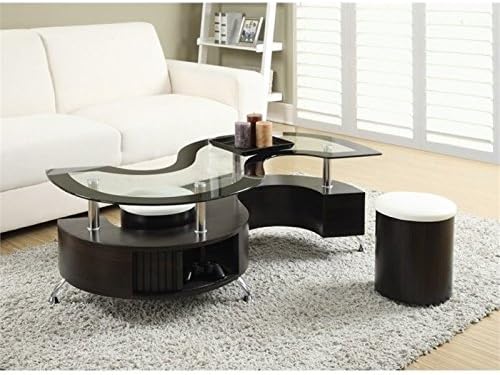 Coffee Table Set in Cappuccino F195