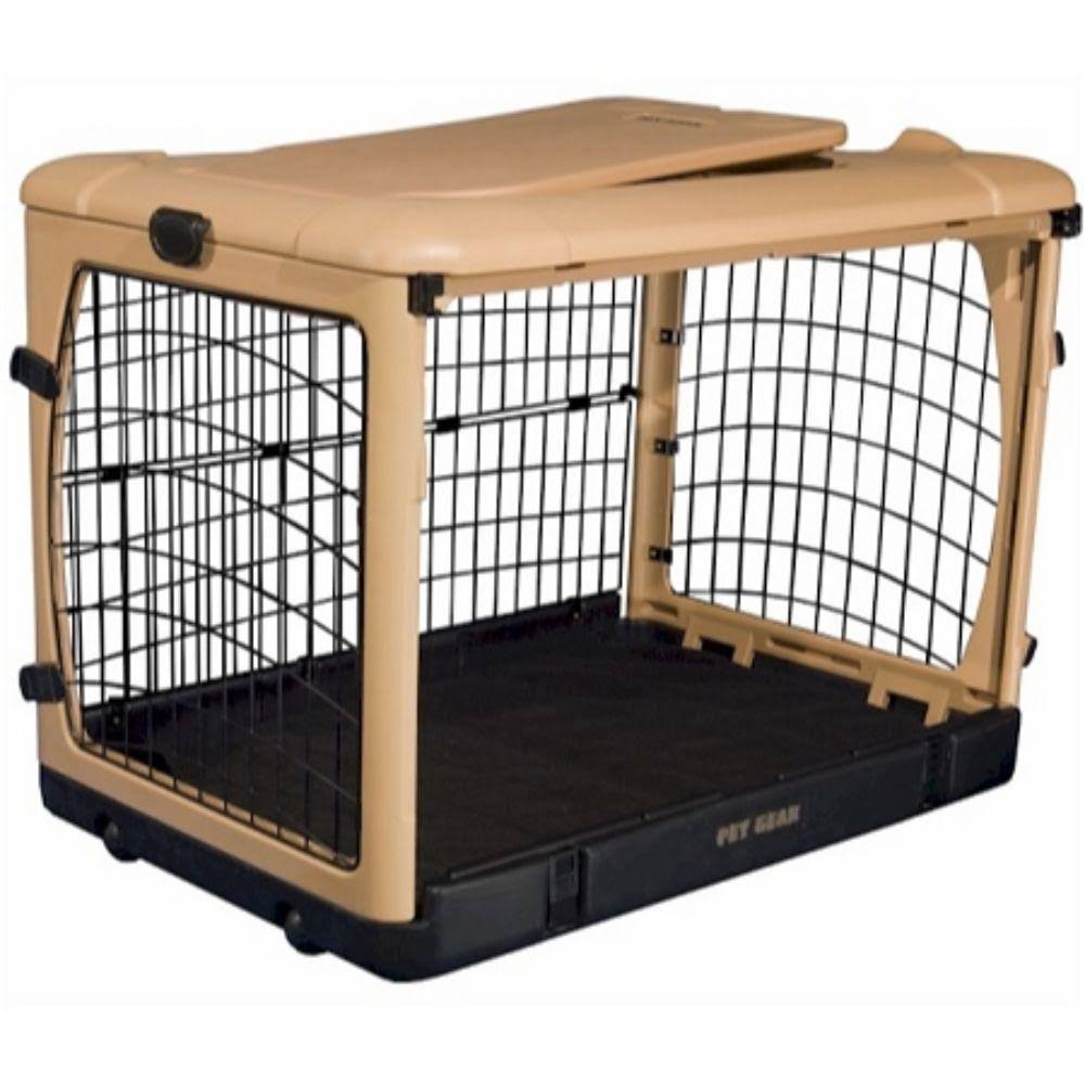 Medium Steel Dog Crate with Pad B364