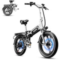 20" Fat Tire 750W 48V 12.8AH/15AH/20AH Battery 7-Speed Folding Electric Bike Z79614