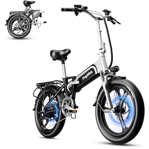 20" Fat Tire 750W 48V 12.8AH/15AH/20AH Battery 7-Speed Folding Electric Bike Z79614