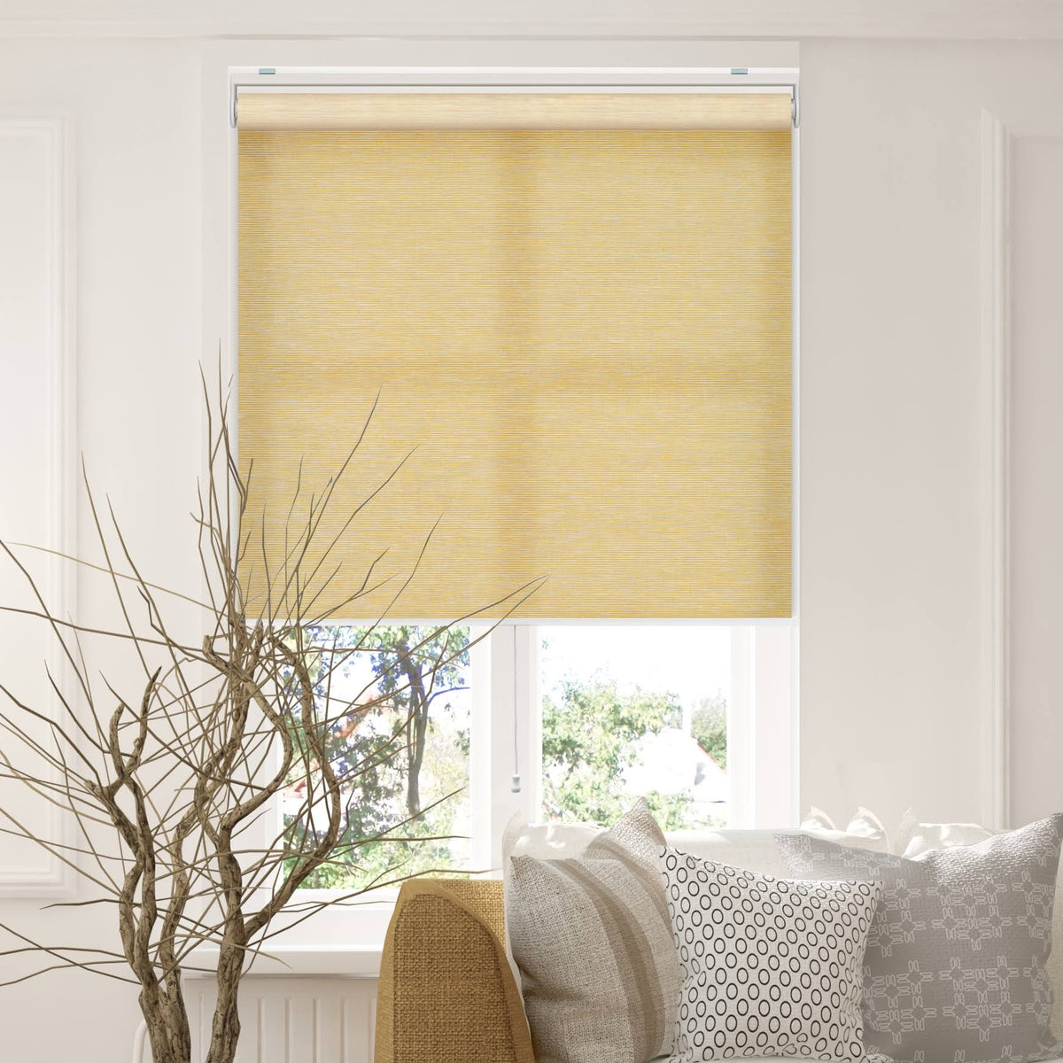 Cordless Roller Shades Privacy Window Blind 23" W x 72" H H936747