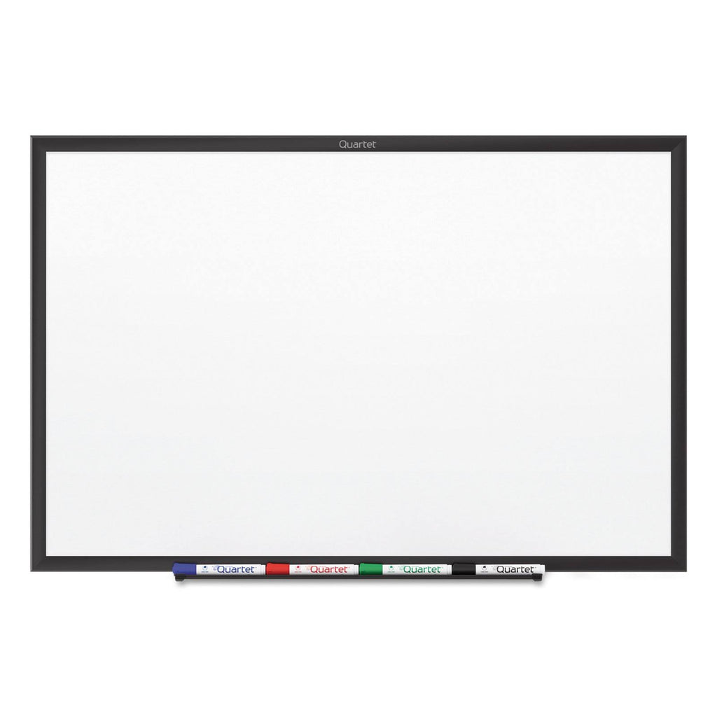 36 x 24 Black Aluminum Frame Magnetic Whiteboard I7601