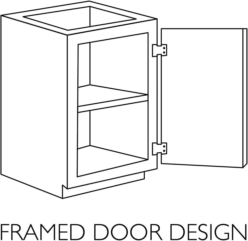 Corner Wall Cabinet, Espresso Shaker L4852