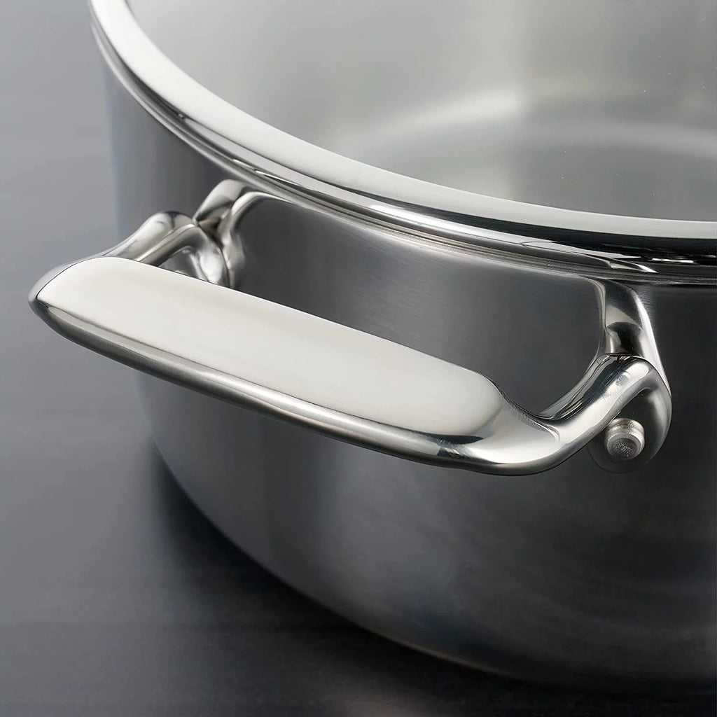 Stainless Steel Tri-Ply Clad 12-Piece Cookware Set X840495
