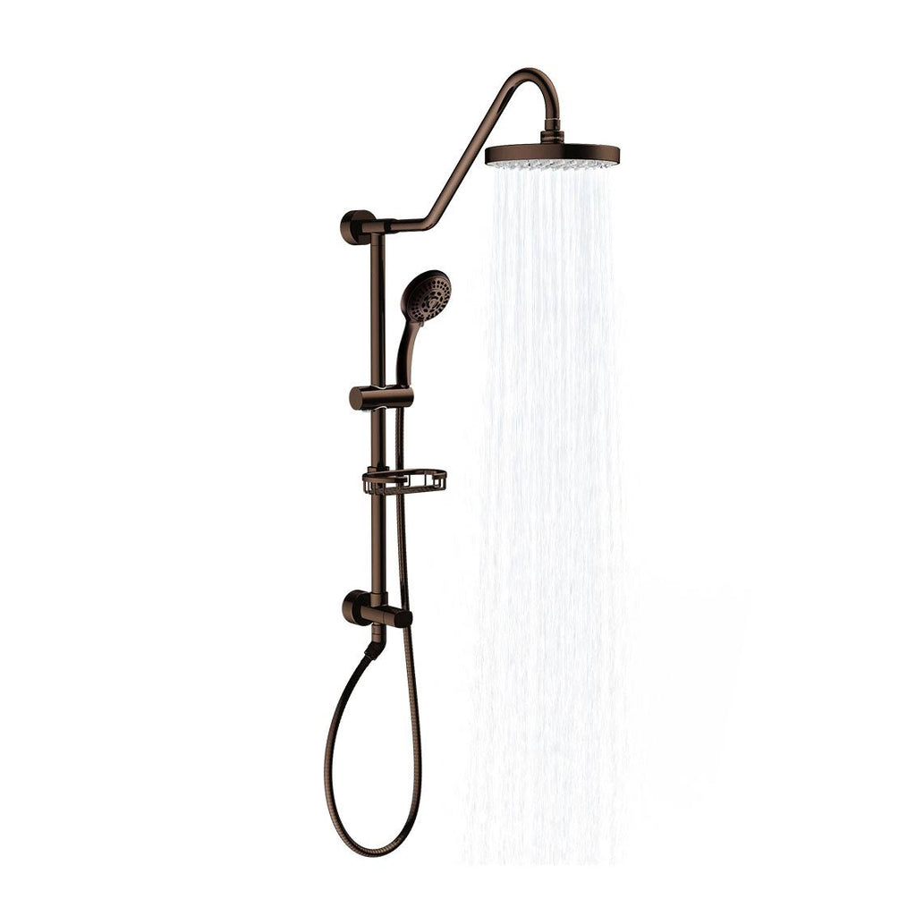 Dual Rain Shower Hand Held Head Spa System, Oil Rubbed Bronze R970