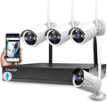 Wireless 8CH 1080P Security Camera System with 4 Weatherproof IP Cameras Y876