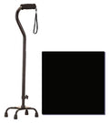 Black Quad Cane With Offset K4307