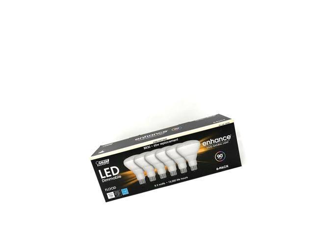 65W Equivalent Soft White BR30 Dimmable LED Light Bulb (6-Pack) E706734