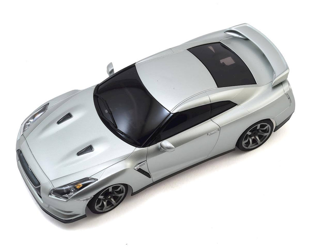 Silver Nissan GT-R (R35) Mini-Z Readyset L481174