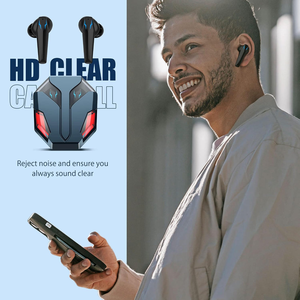 Wireless Earbuds Bluetooth in-Ear Headphone with Microphone Pack of 2 F8640