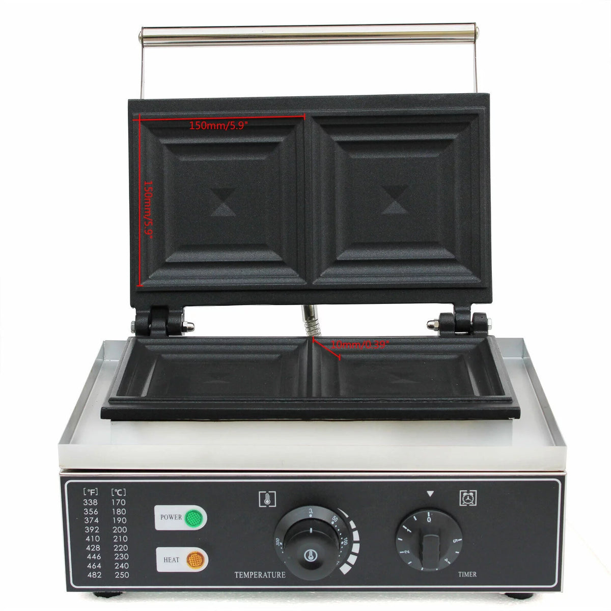 Commercial Sandwich Machine Adjustable Temperature O523