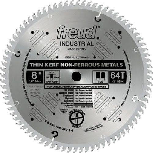 8x22 Thin Kerf Non-Ferrous Metal Saw Blade X57912