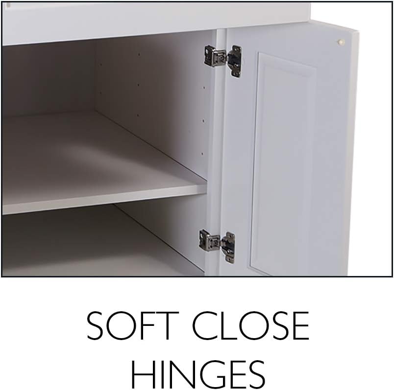 Corner Wall Cabinet, Espresso Shaker L4852