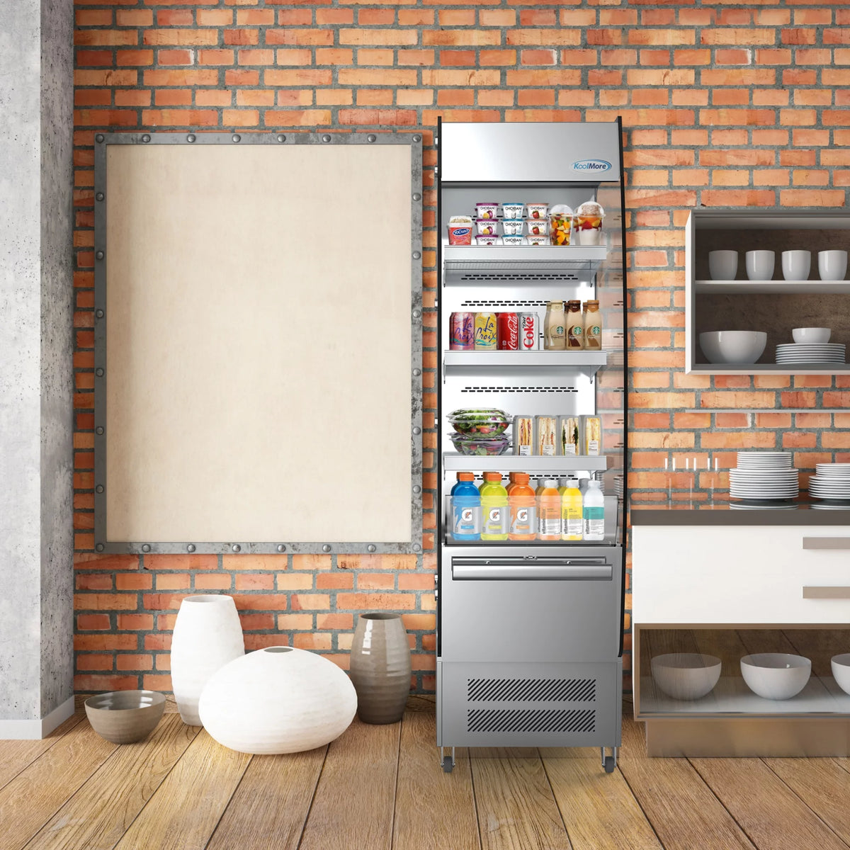 26 in. 7.7 Cu Ft. Open Air Refrigerator E165