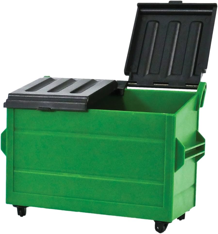 Green Plastic Toy Dumpster E5533