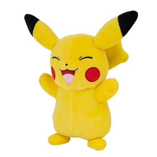 12" Large Happy Pikachu Plush Soft Stuffed Animal Toy D2419