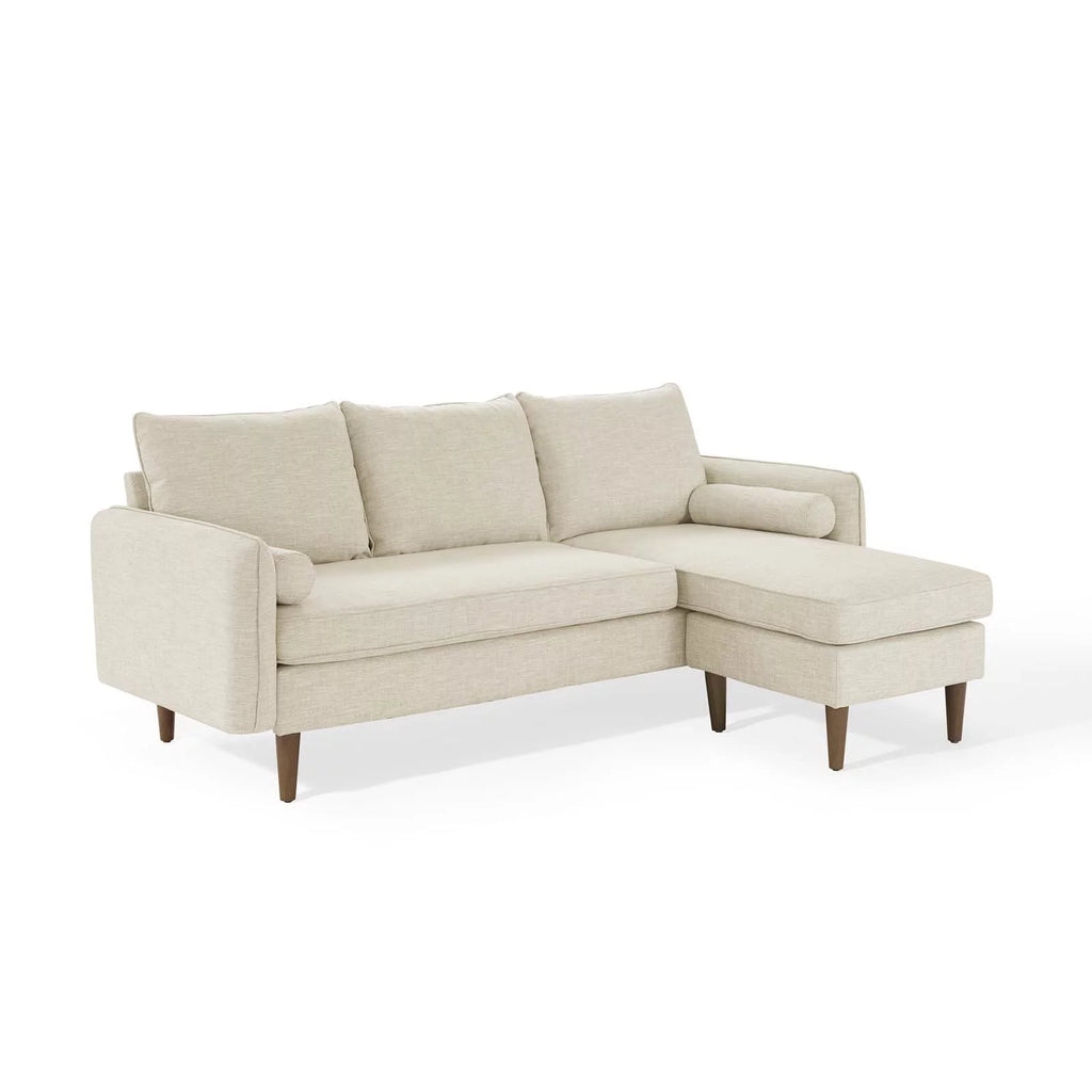 Beige Upholstered Sectional Sofa V157512