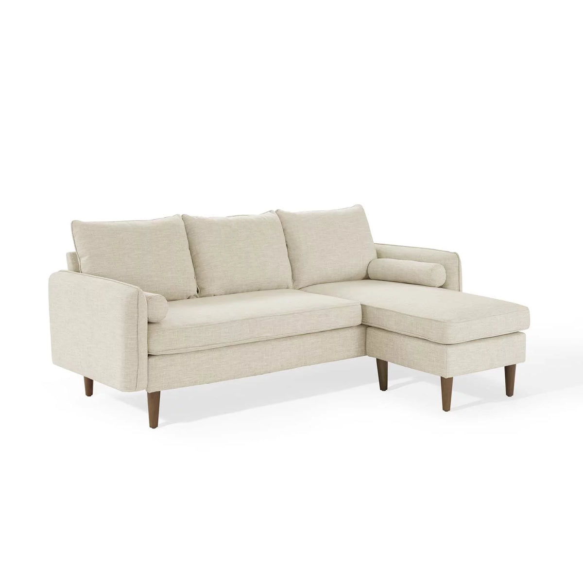 Beige Upholstered Sectional Sofa V157512