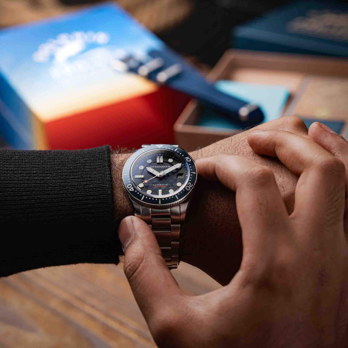 Ocean Blue Automatic Watch I859