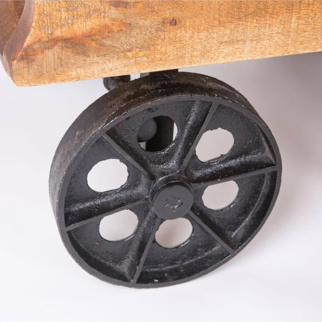 Mango Wood Cart W666959