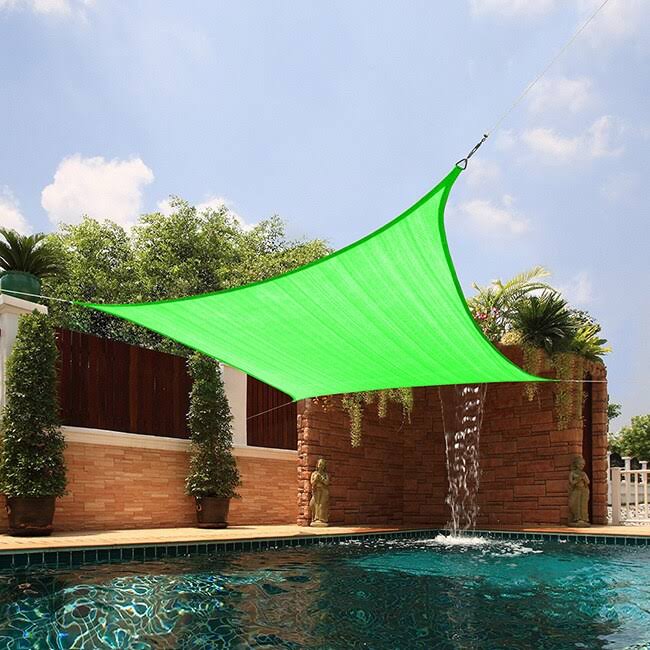 Medium Square Sun Shade Green J164477