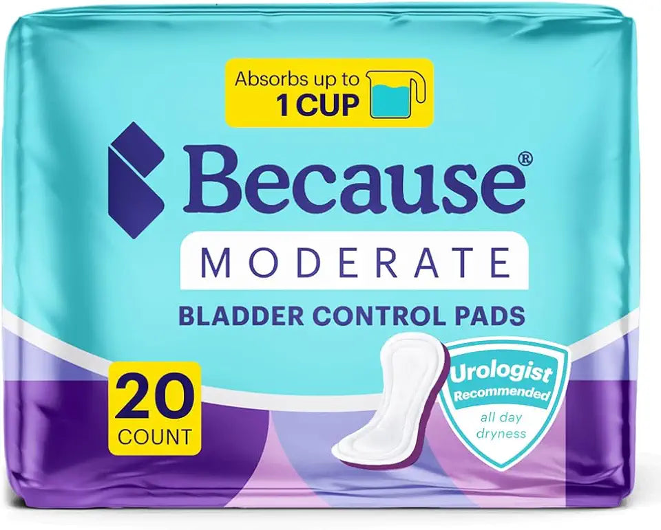 Incontinence Pads for Women, 20 Count A80229
