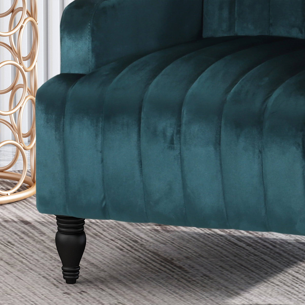 Teal Velvet Club Chair M277677