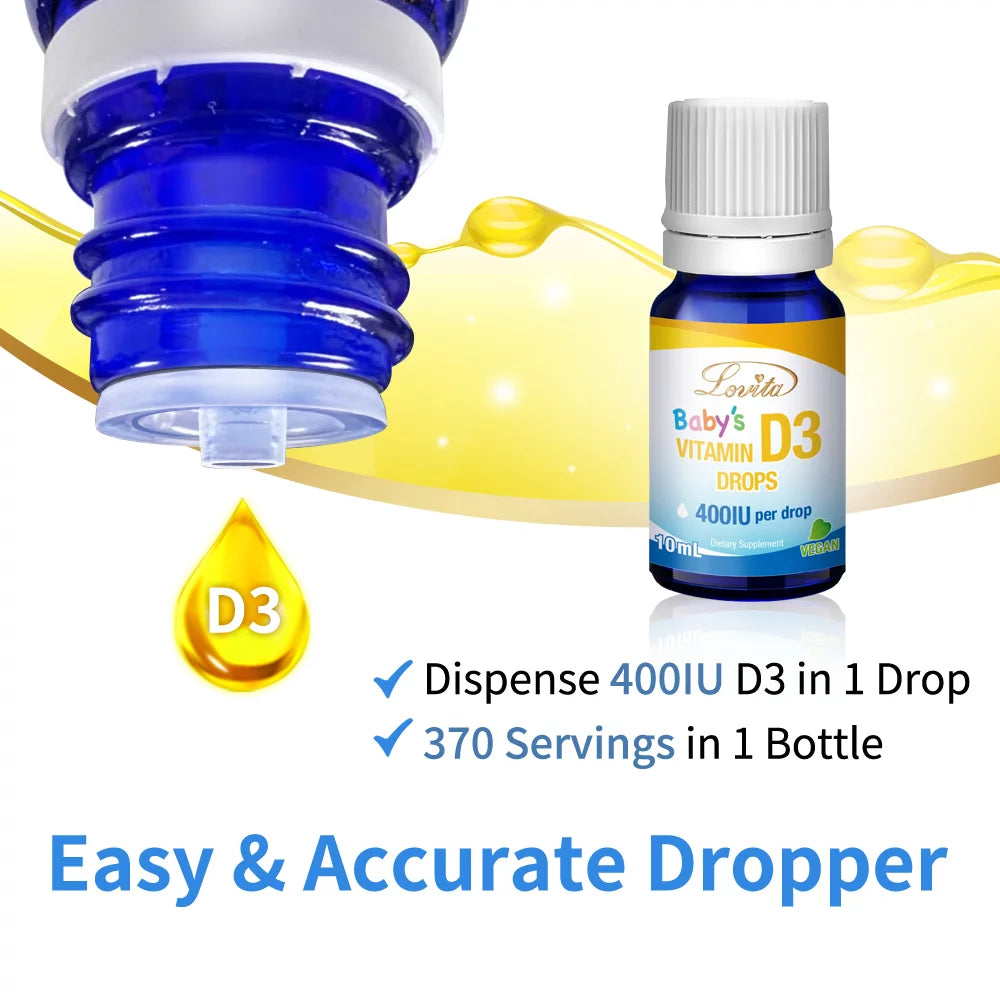 Vegan Liquid Vitamin D3 400IU 0.34 Oz H632907