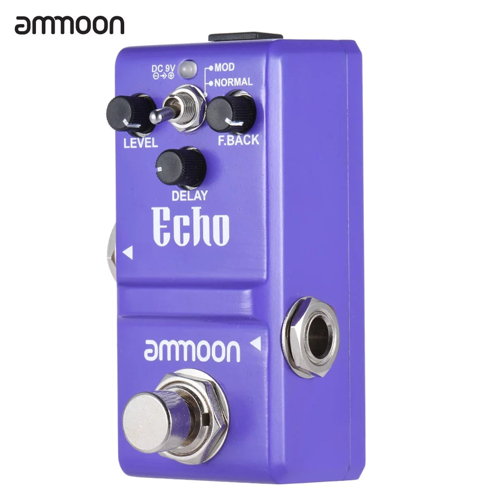 Delay Guitar Effect Pedal True Bypass Aluminum Alloy Body R52654