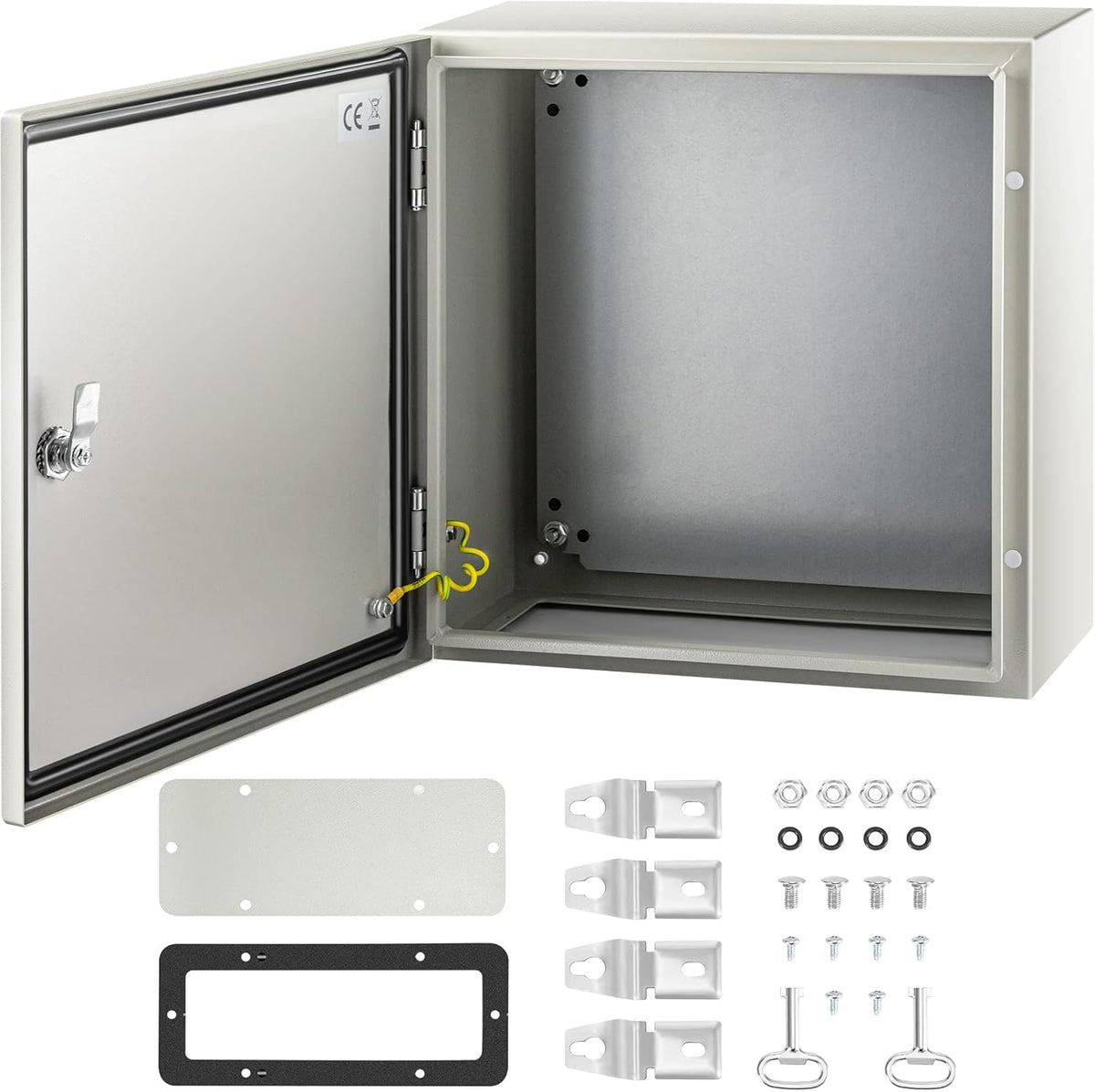16 x 16 x 8'' NEMA 4X Steel Electrical Box with Mounting Plate O928931