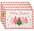 Christmas Placemats Set of 4 Buffalo Plaid Y39704