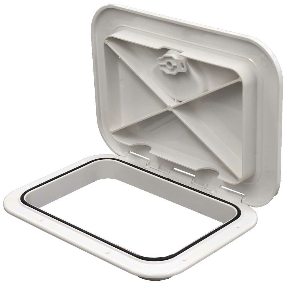 14.75 x 10.6 Inch White ABS Boat Access Hatch Q727499