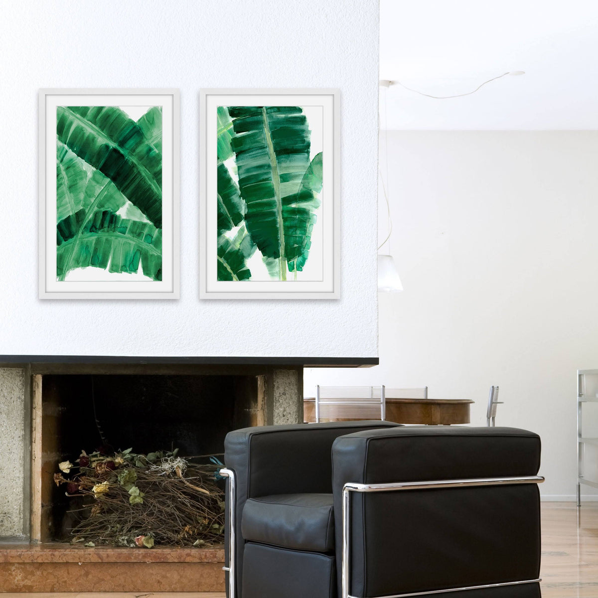 30 inch x 40 inch Diptych B748