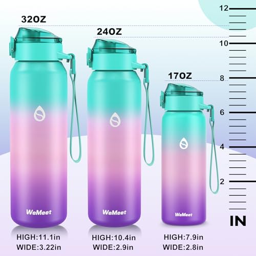 32oz 18/10 Stainless Steel Insulated Water Bottle with Removable Straw and Spout Lid S362359