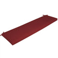 Ruby Red Outdoor Bench Cushion 17 x 46 C9579